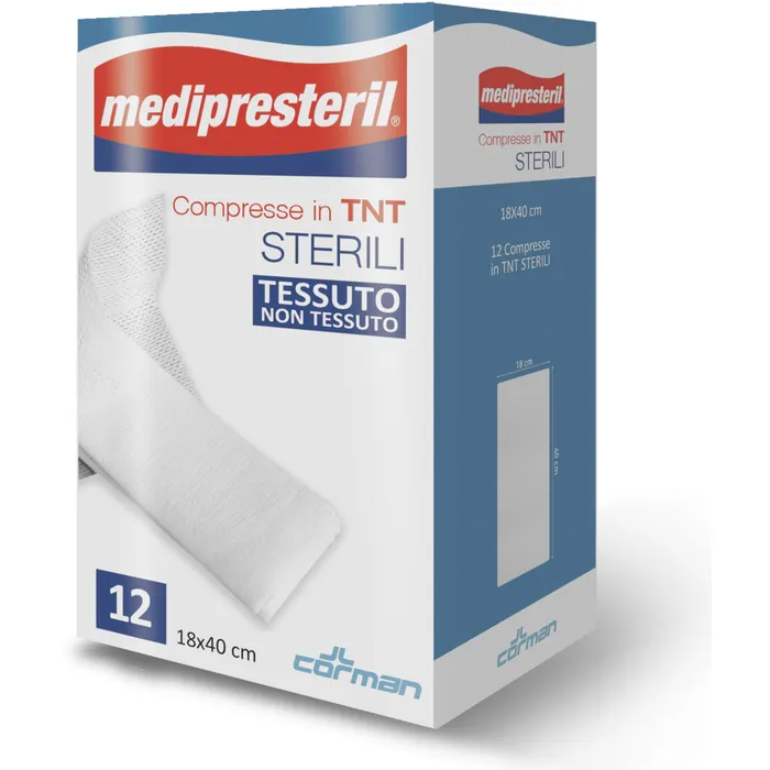 MEDIPRESTERIL COMPR TNT 18X40