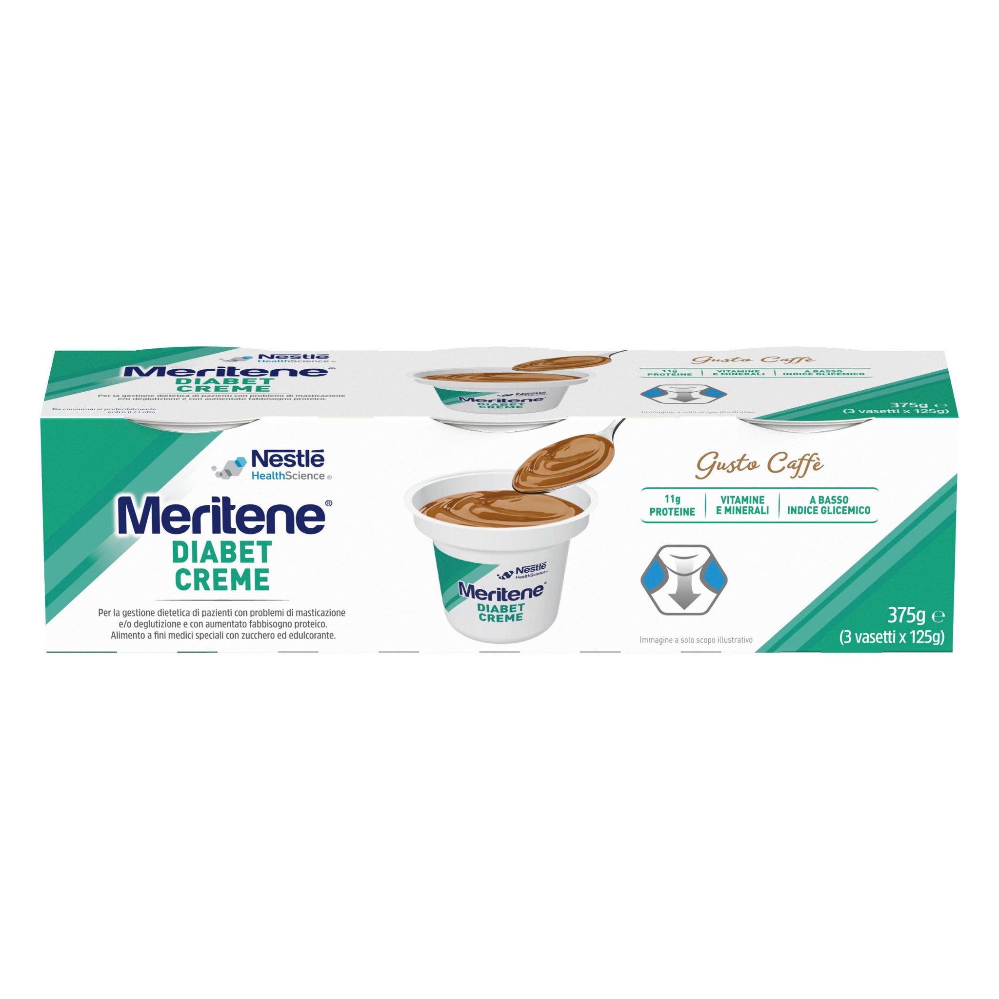 MERITENE DIABET CR CAFFE3X125G