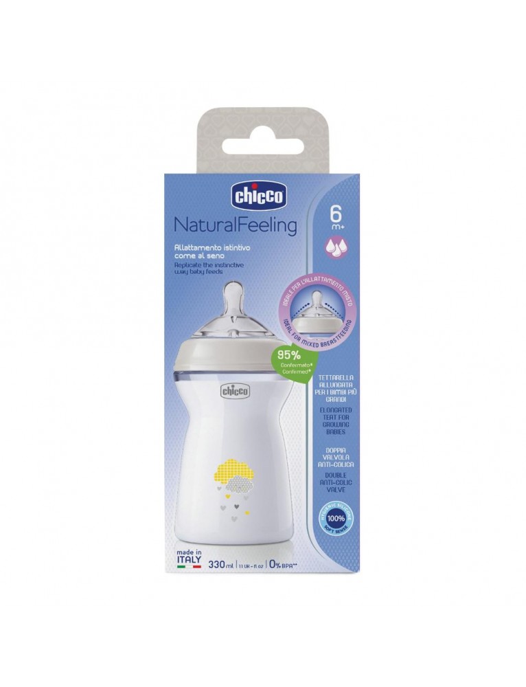 CH BIBERON NF PP 6M+ 330ML UNI