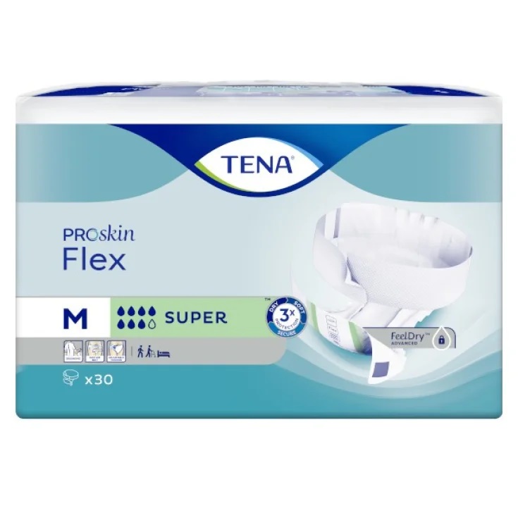 TENA FLEX SUPER M 30PZ