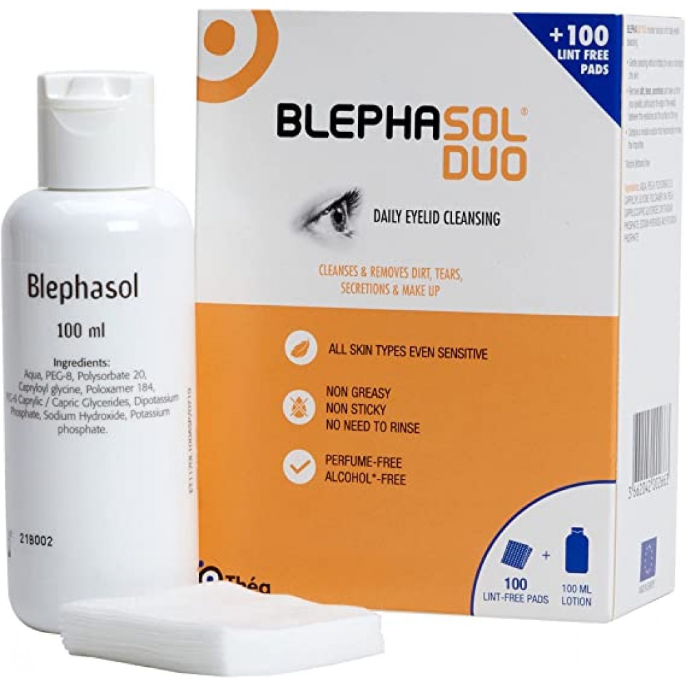 BLEPHASOL DUO 100ML+100 GARZE