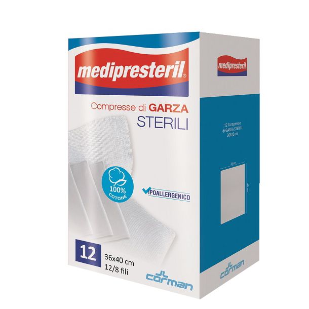 GARZA MEDIPRESTERIL 12/8 36X40