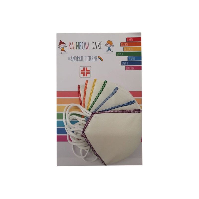 MASCHERINA RAINBOW CARE 7PZ