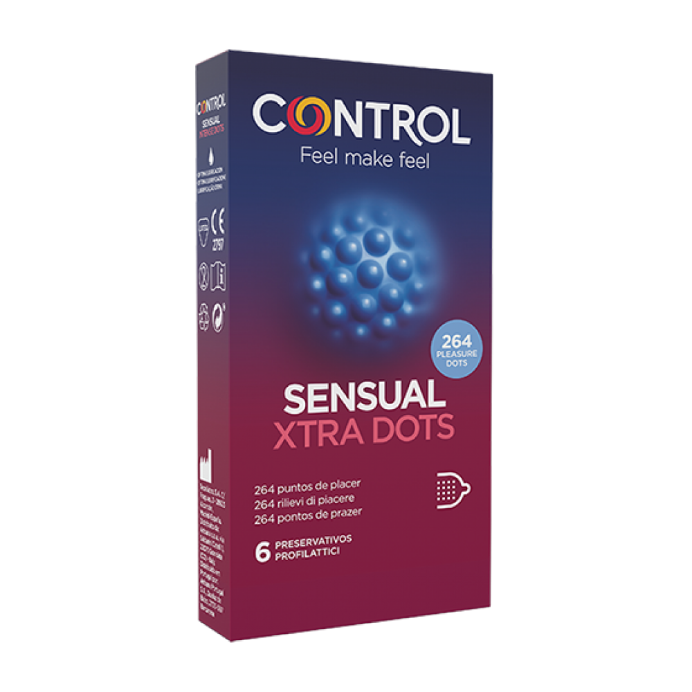 CONTROL SENSUAL XTRA DOTS 6PZ
