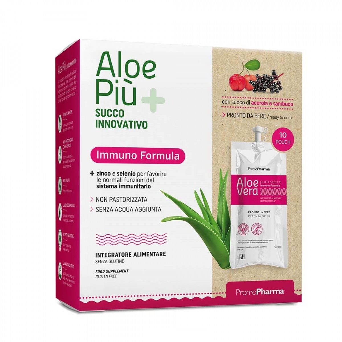 ALOE PIU IMMUNO FORMULA 10STIC