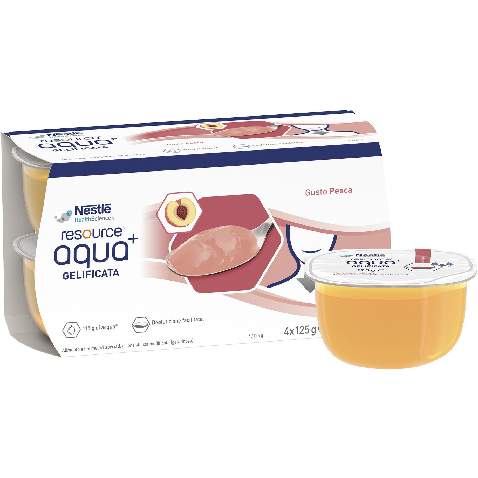 RESOURCE AQUA+PEACH 4X125G
