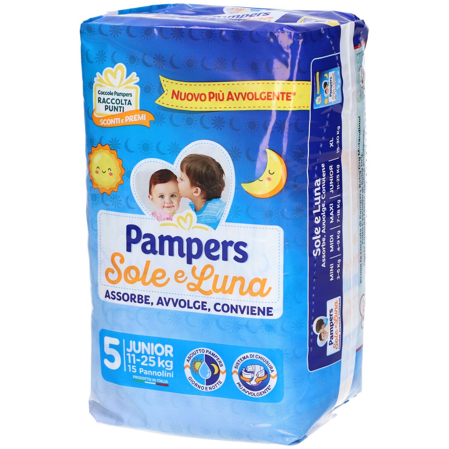 PAMPERS SOLE&LUNA JUNIOR 15PZ