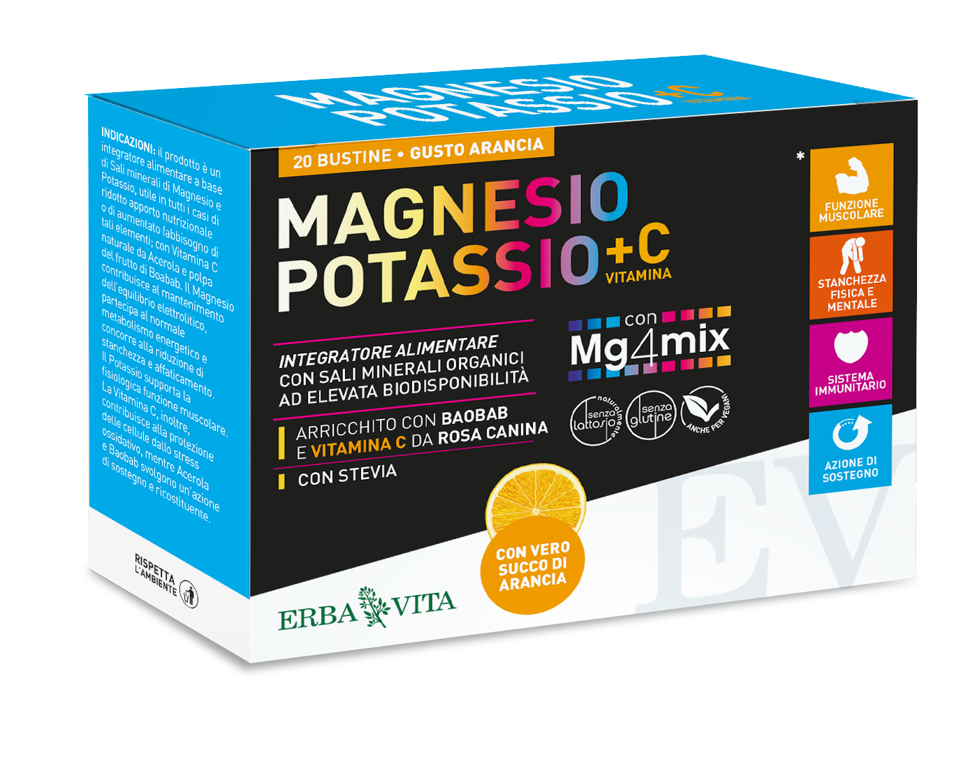 MAGNESIO POTASSIO +C VIT ARA