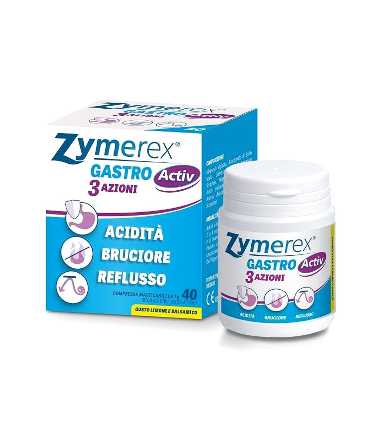 ZYMEREX GASTRO ACTIV 3 AZIONI