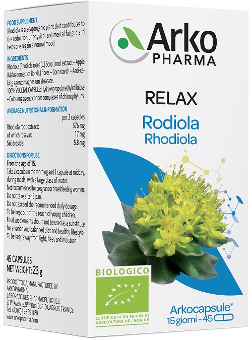 ARKOCPS RODIOLA BIO 45CPS