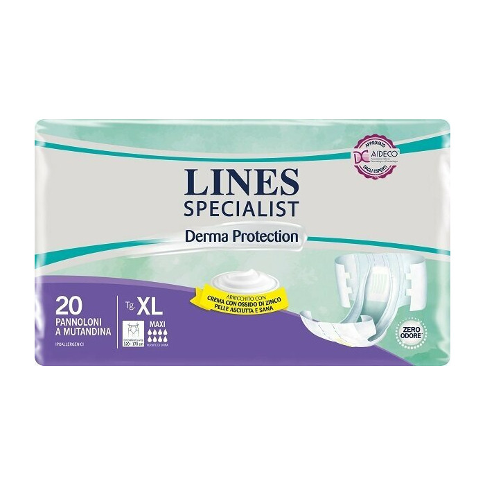 LINES SP DERM PAN MAXI XL 20PZ
