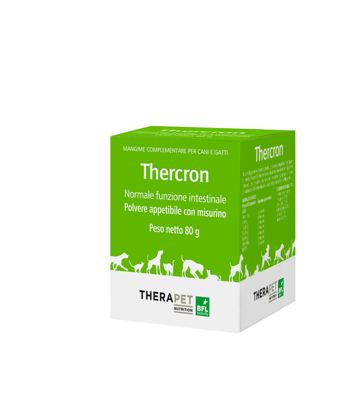 THERCRON CANE GATTO POLVERE80G