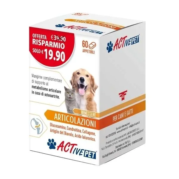 ACTIVE PET ARTICOLAZIONI 60CPR