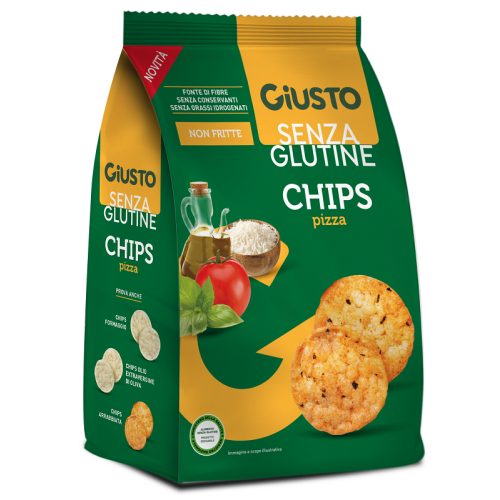 GIUSTO S/G CHIPS PIZZA 40G
