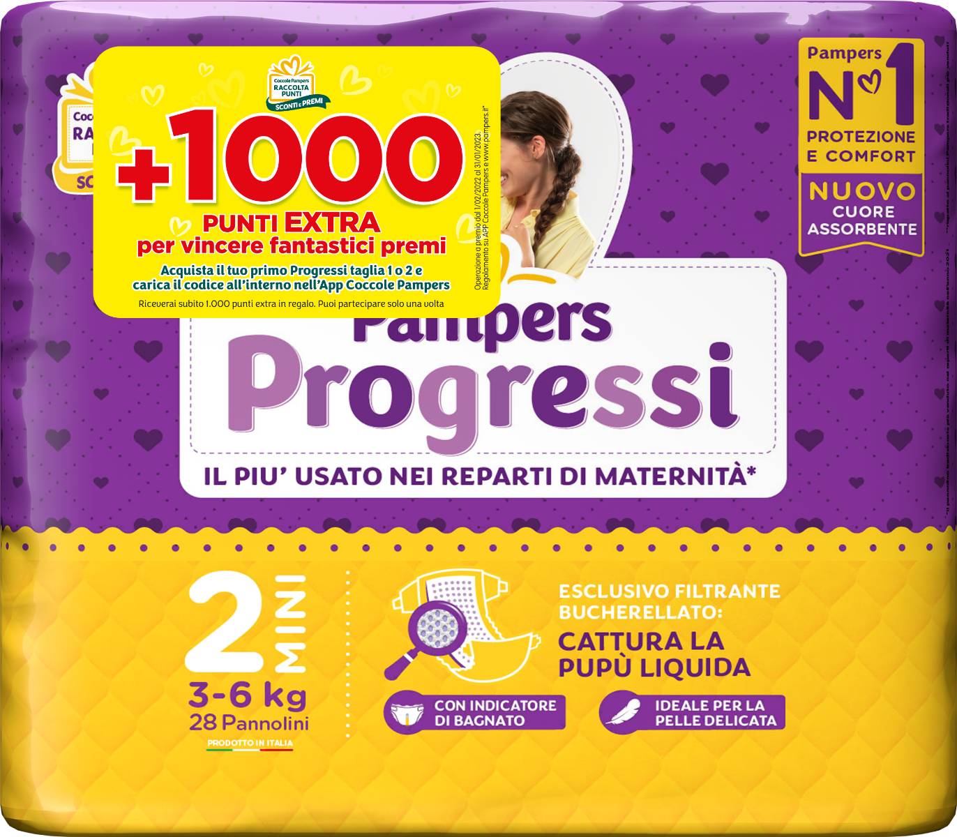 PAMPERS PROG MINI 28PZ