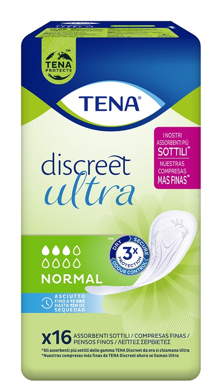 TENA DISCREET ULTRA NORMAL 16P